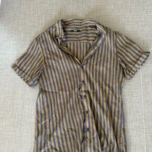 Striped Casual Button Down Shirt